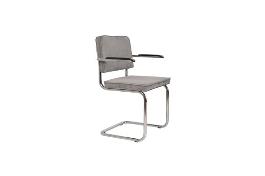 Sillón Ridge Rib, gris claro Clipped