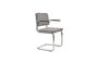 Miniatura Sillón Ridge Rib, gris claro Clipped