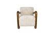 Miniatura Sillón Robinson de terciopelo beige 6
