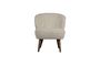 Miniatura Sillón teddy blanco roto Sara Clipped