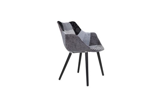 Sillón Twelve Patchwork gris Clipped