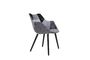 Miniatura Sillón Twelve Patchwork gris Clipped