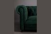 Miniatura Sofá Chester de terciopelo verde oscuro 6
