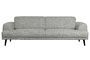 Miniatura Sofá de 3 plazas en tejido gris ceniza Brush Clipped