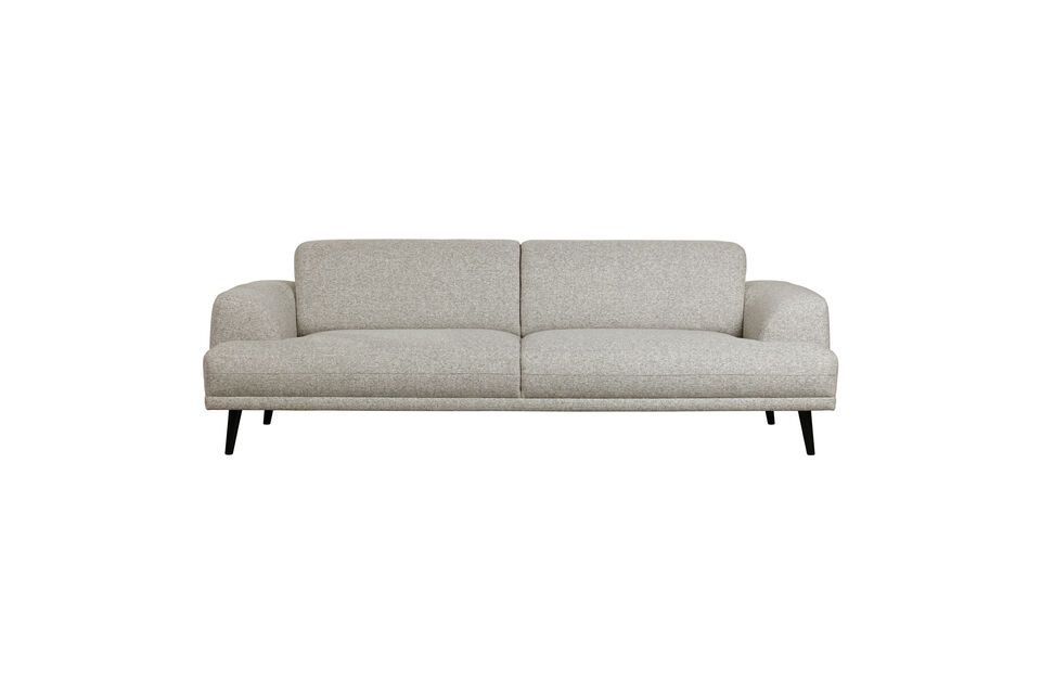 Sofá de 3 plazas en tejido gris claro Brush Vtwonen