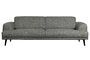 Miniatura Sofá de 3 plazas en tejido gris oscuro Brush Clipped
