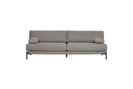 Sofá de 3 plazas en tejido gris Sleeve