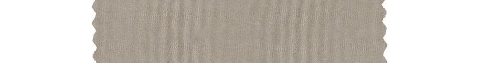 Descriptivo Materiales  Sofá de 3 plazas en tejido marrón claro Manga
