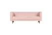 Miniatura Sofá de 3 plazas en terciopelo rosa pálido Studio 1