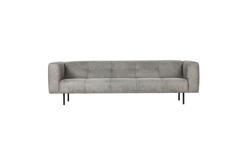 Sofá de 4 plazas en tejido gris claro Skin Vtwonen