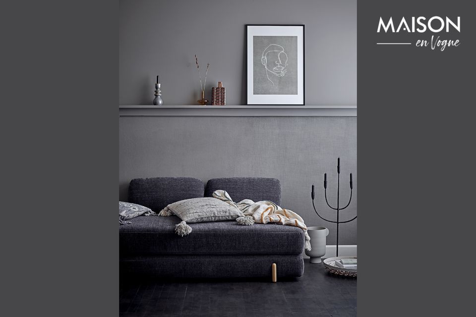Un estilo nórdico puro para un sofá con acento danés