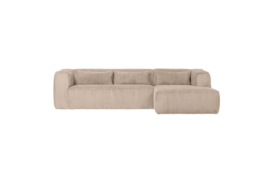 El sofá de esquina derecha Bean es el punto focal perfecto para cualquier salón espacioso