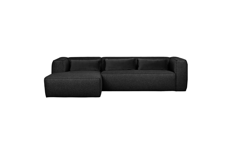 El majestuoso sofá de esquina izquierda Bean de 5 plazas pertenece a la colección de la marca