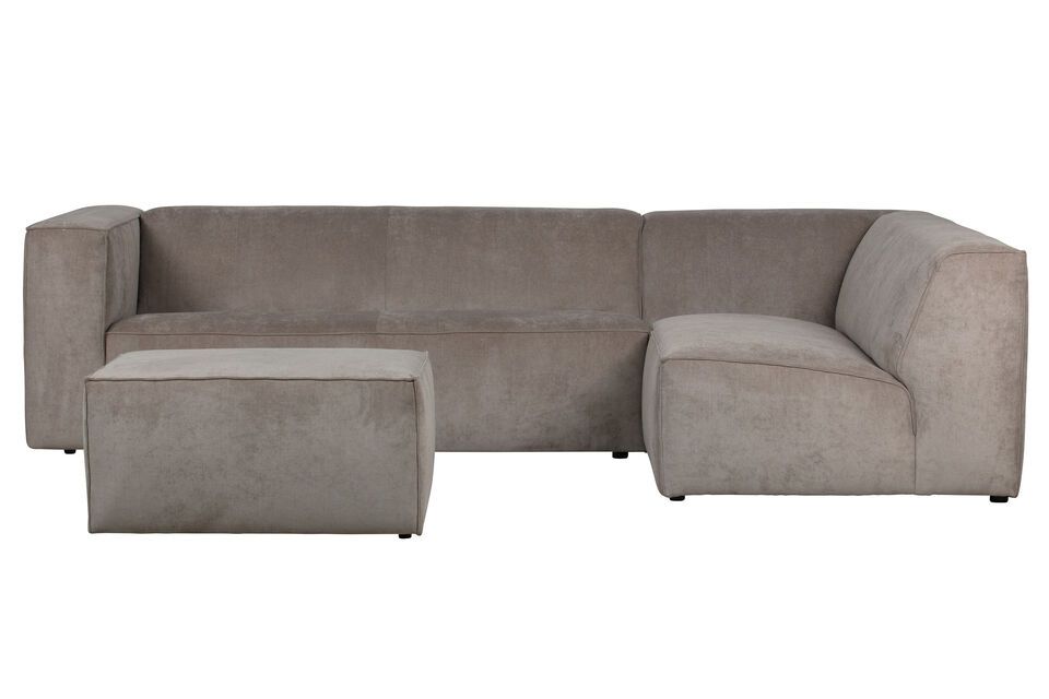 El sofá esquinero Lazy: diseño versátil, colores elegantes y máxima comodidad.