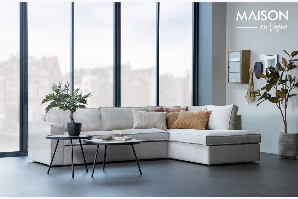 Nuestro espacioso y práctico sofá esquinero se adaptará perfectamente a su estilo de vida.
