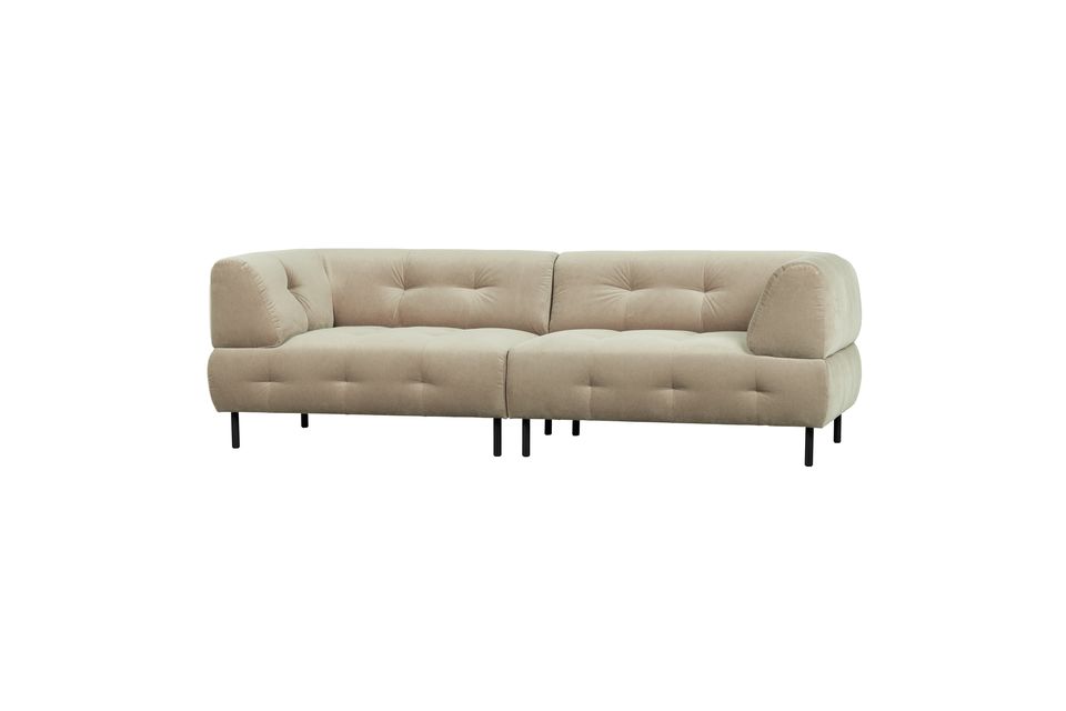 Este sofá Lloyd de 4 plazas ha sido diseñado por la marca holandesa de decoración WOOD