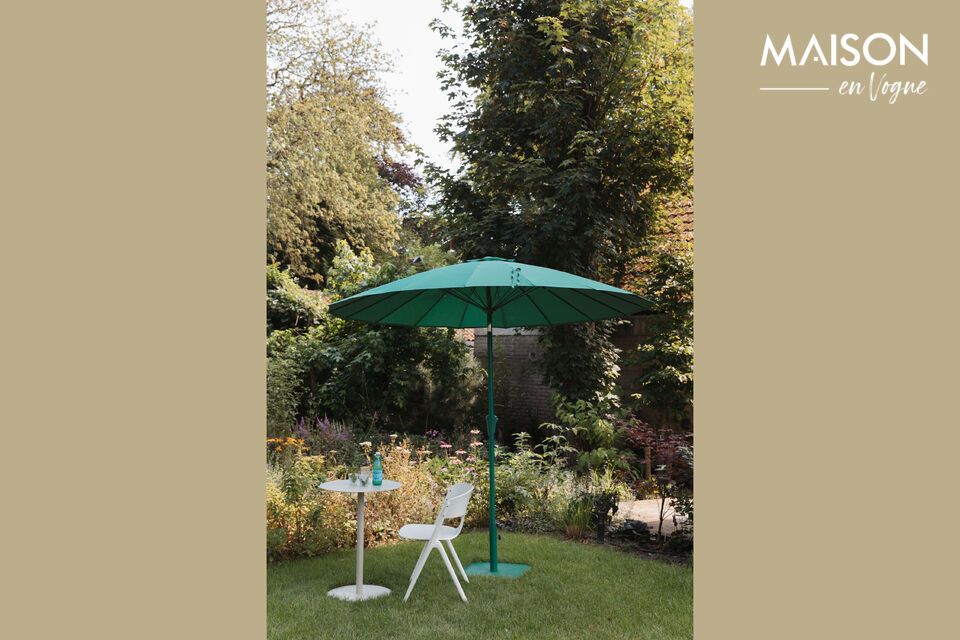 Sombrilla de poliéster verde sin base Sunshine Zuiver