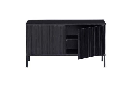 Soporte de tv de madera negro Nuevo Clipped