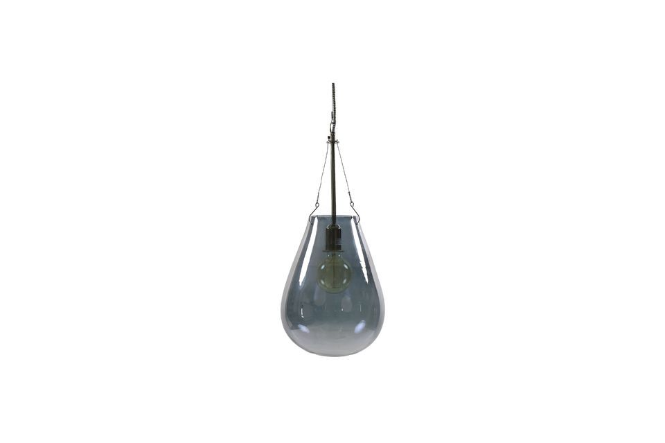 Suspensión Bullia gris ahumado Pomax