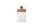 Miniatura Tabla de cortar de mármol blanco Cairanne Clipped