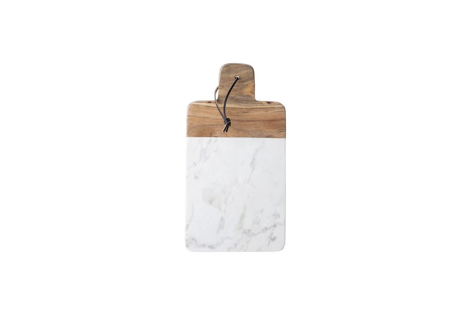 Tabla de cortar de mármol blanco Cairanne Bloomingville