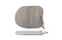 Miniatura Tabla de cortar de mármol gris Damita Clipped