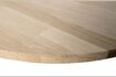 Miniatura Tablero ovalado 220x90 en madera beige claro Tablo 4