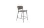 Miniatura Taburete de bar Jolien gris Clipped