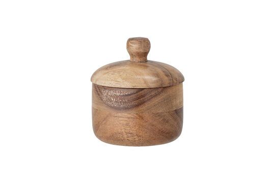 Tarro con tapa de acacia natural Gael