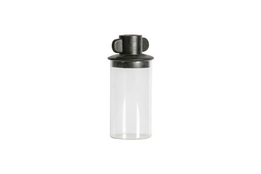 Tarro grande de cristal negro Gina