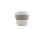 Miniatura Taza de café de cerámica beige Obi Clipped