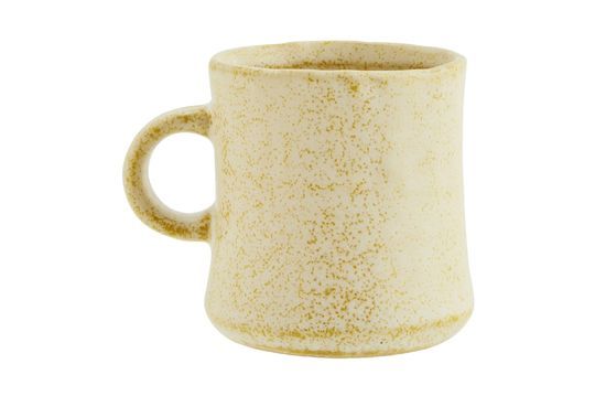 Taza de cerámica amarilla Deibe