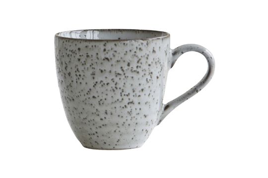 Taza de gres azul grisáceo Rustic Clipped