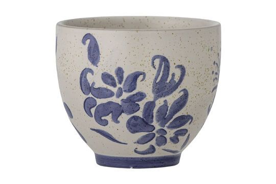 Taza de gres azul Petunia