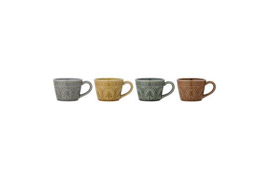 Taza de gres verde Rani Clipped