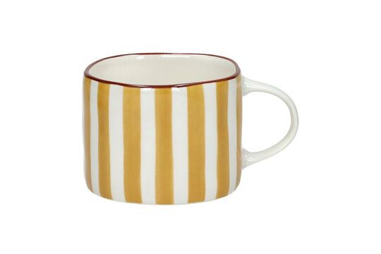 Taza de porcelana amarilla Mykonos