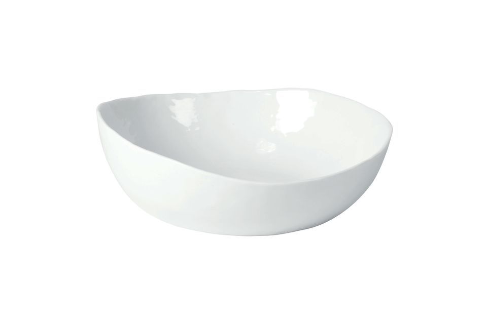 Tazón de sopa de porcelana blanca Pomax