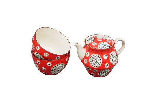 Tetera de Bohemia Roja