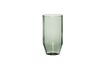 Miniatura Vaso de agua de cristal verde Aster 1