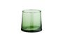 Miniatura Vaso de agua de cristal verde Balda Clipped