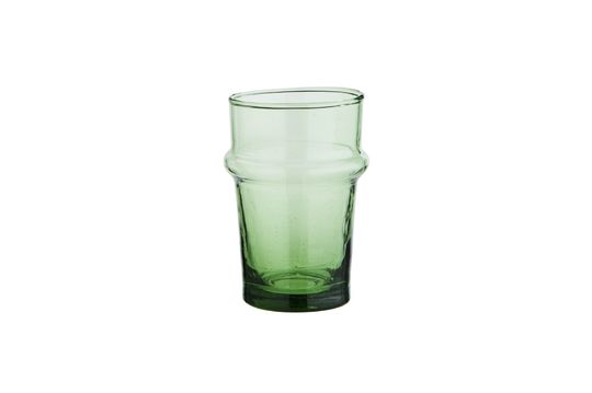 Vaso de agua de cristal verde Beldi Clipped