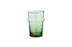 Miniatura Vaso de agua de cristal verde Beldi 1