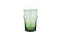 Miniatura Vaso de agua de cristal verde Beldi Clipped