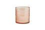 Miniatura Vaso de agua de vidrio martillado rojo Marto Clipped