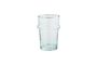Miniatura Vaso de agua de vidrio transparente Beldi Clipped