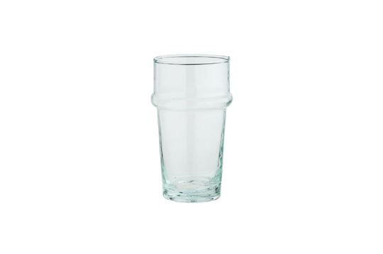 Vaso de agua grande de cristal transparente Beldi Clipped