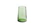 Miniatura Vaso de agua grande de cristal verde Balda Clipped