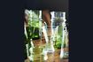 Miniatura Vaso de agua grande de cristal verde Balda 3