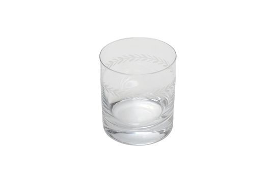 Vaso de whisky Laurier grabado